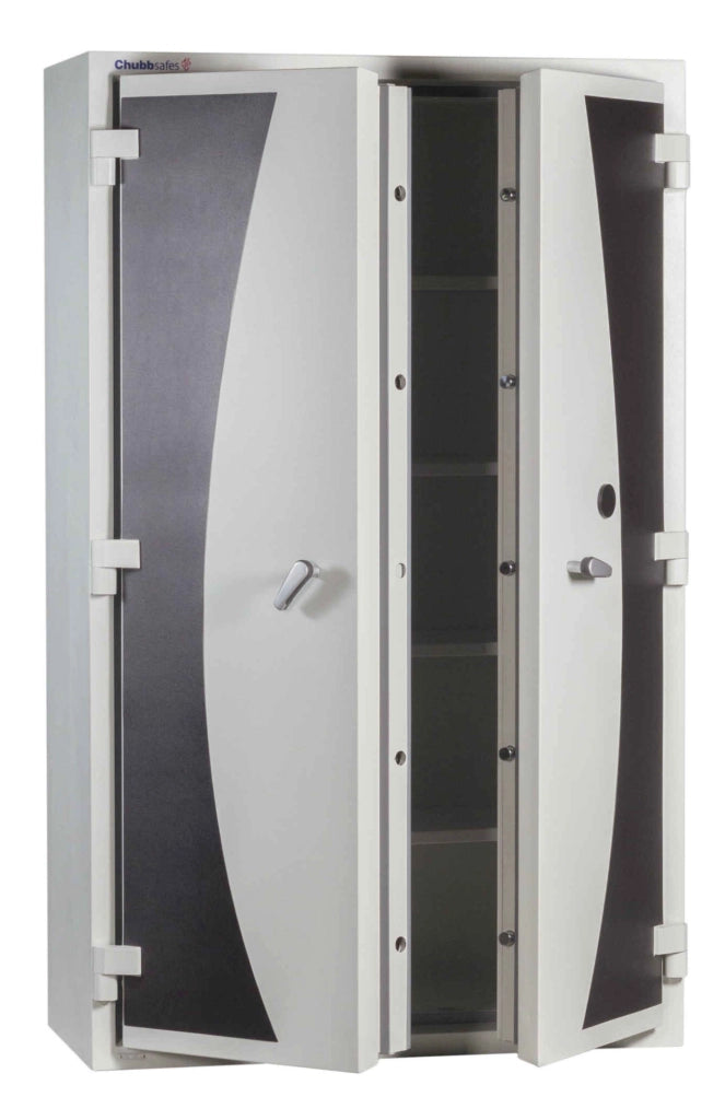 Armadio certificato UL 72 Classe 350 resistenza al fuoco per 2 ore con quattro piani interni cm. 116x60,5x190,9h