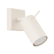 Applique da parete beige moderna orientabile GU10 10W
