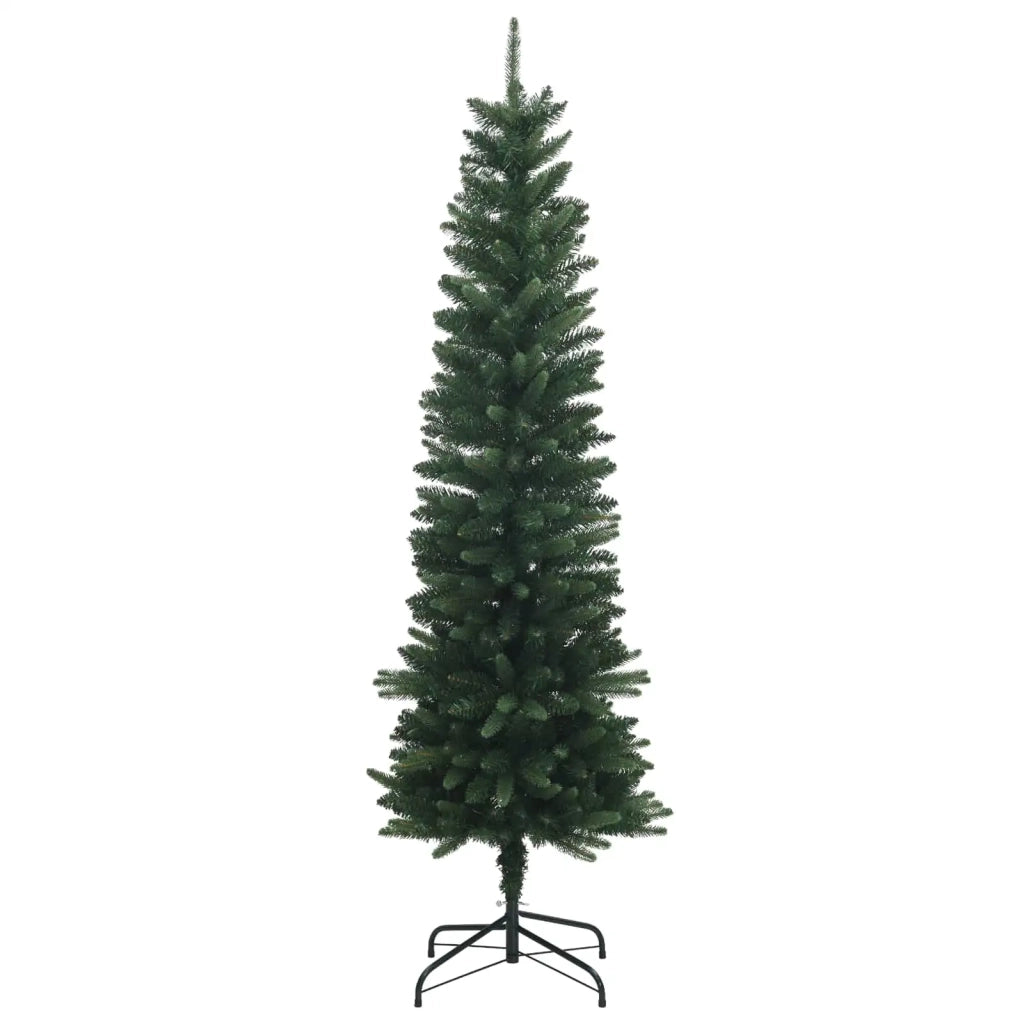 Albero di Natale Artificiale Slim con Palline 120 cm 150 LED 3465925