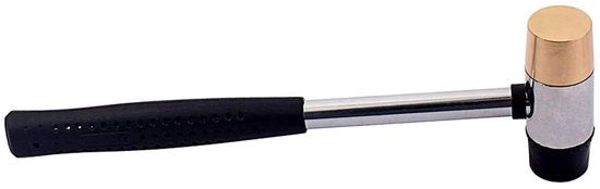 Fretto Hamer con Manico in Gomma a Doppia Testa - Strumento Multifunzionale - Manico Antiscivolo - Progettazione Duratura - Diametro 26 mm - Peso 378 g - Fretto per Chitarra
