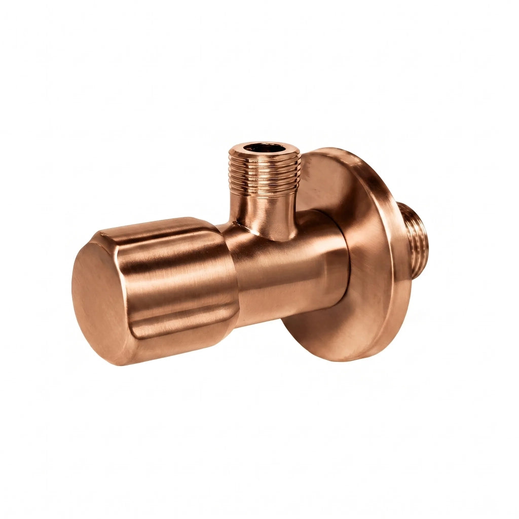 Valvola Ad Angolo 02 1/2" X 3/8" Brush Copper