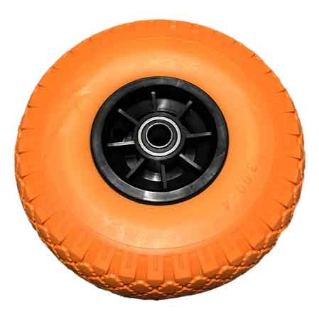 RUOTA IN POLIURETANO PER CARRELLI CON DISCO IN PLASTICA IDEAL STAR 260x85 mm - portata 120 kg - IDEAL STAR