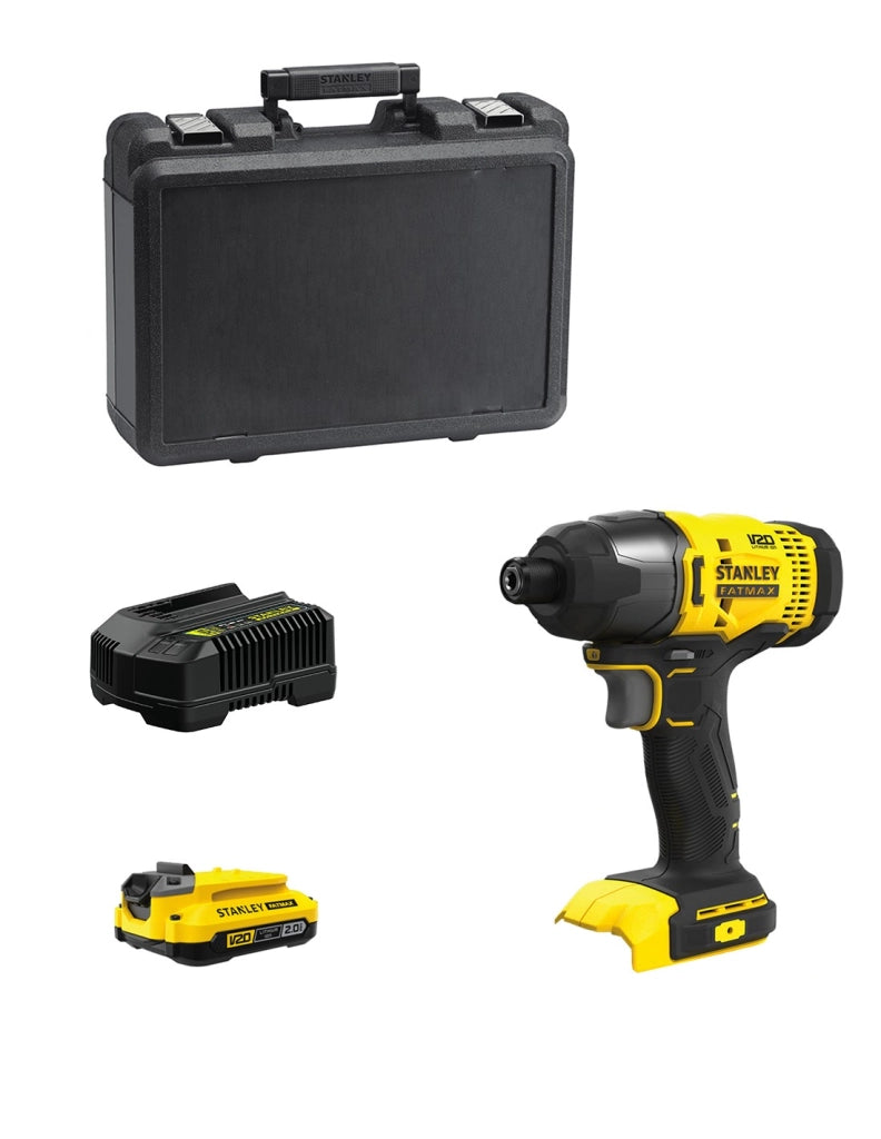 Avvitatore a Impulsi STANLEY FatMax SFMCF800D1K (1 x 2,0 Ah + Caricabatteria + Valigetta)