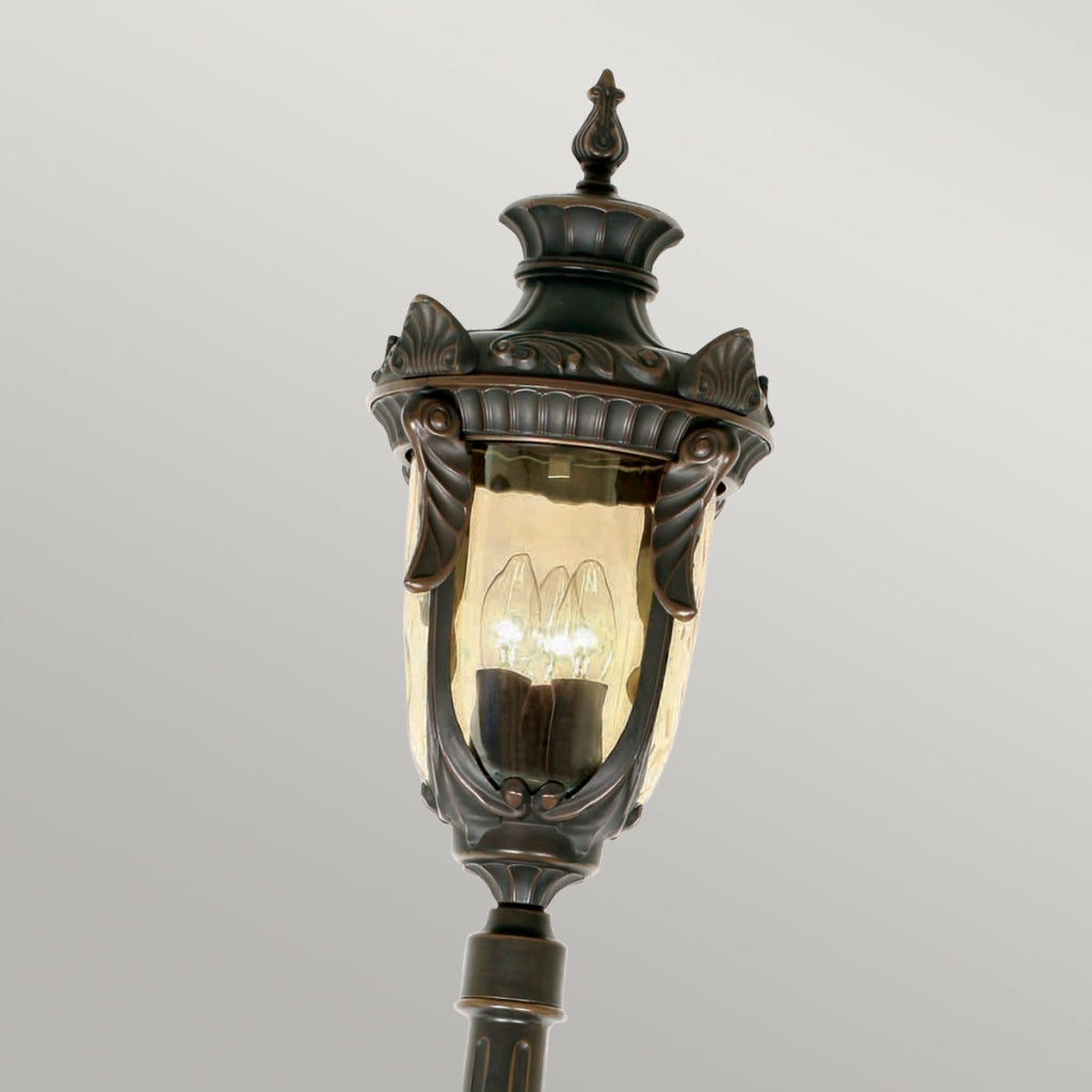 Lampione da giardino Philadelphia 237cm 3xE14 bronzo Elstead