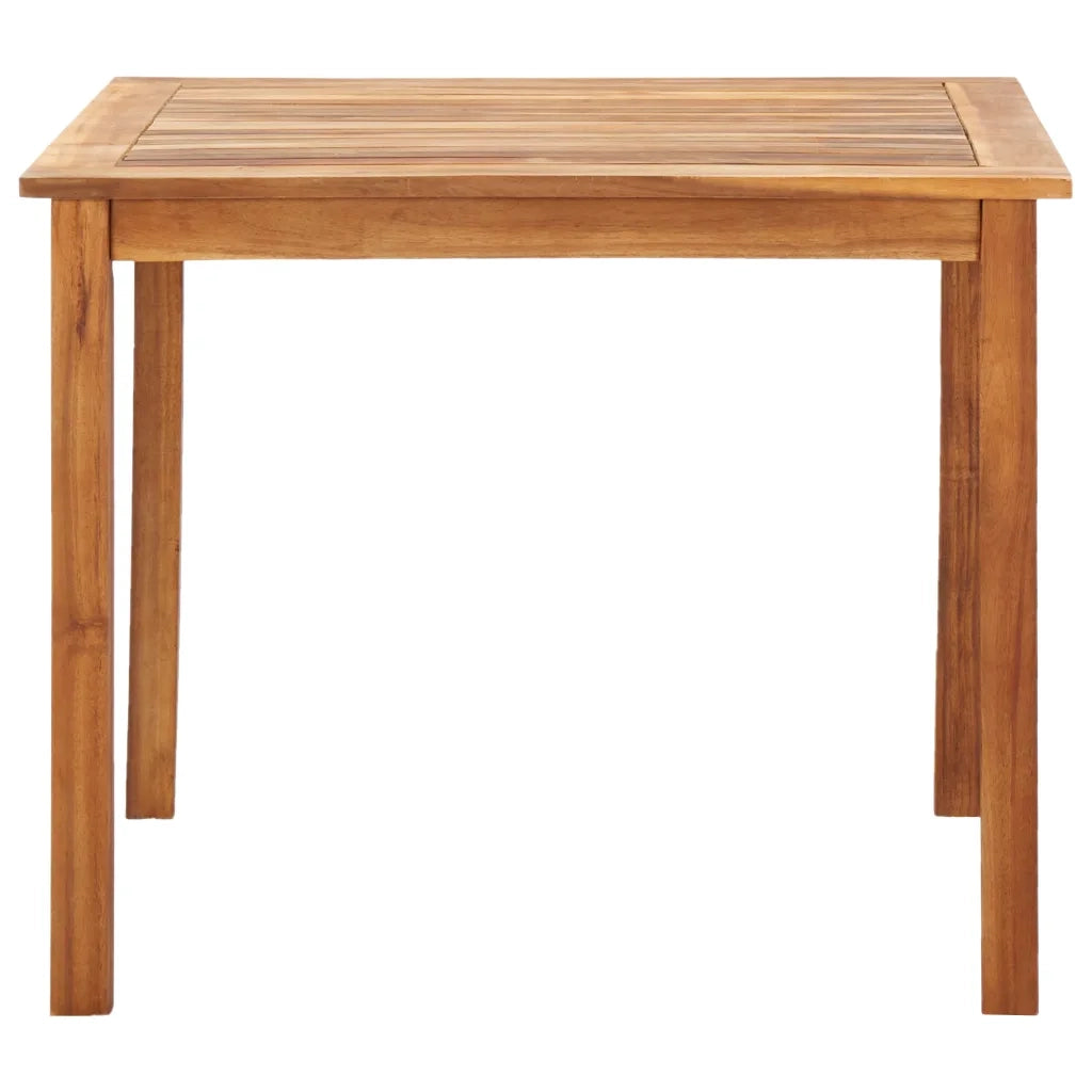 Set Pranzo da Giardino 5 pz Polyrattan e Legno d'Acacia Grigio 46000