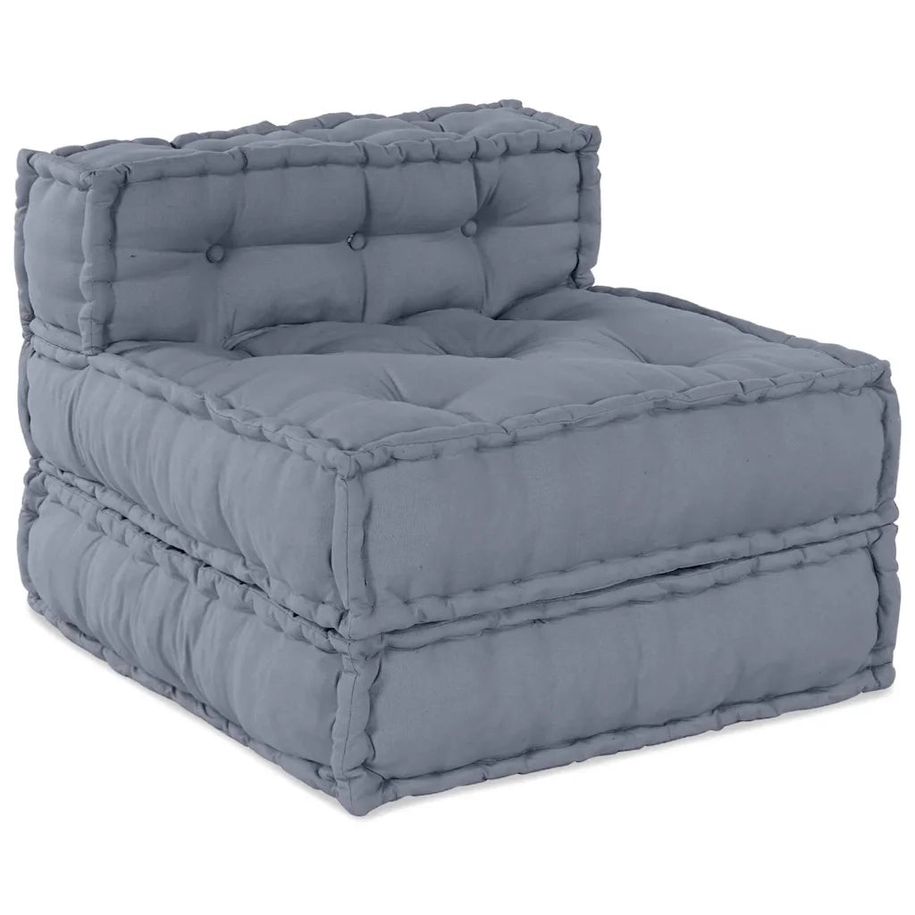 vidaXL Cuscino 4 pcs Grigio 70 x 70 x 54 cm Poliestere