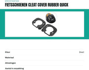 Coprimozzo per Pedaliera Antivicissitudini - Accessorio per Scarpe da Bicicletta - Gomma - Facile da Installare - Duraturo - Comfort e Protezione - Coprimozzo per Pedaliera