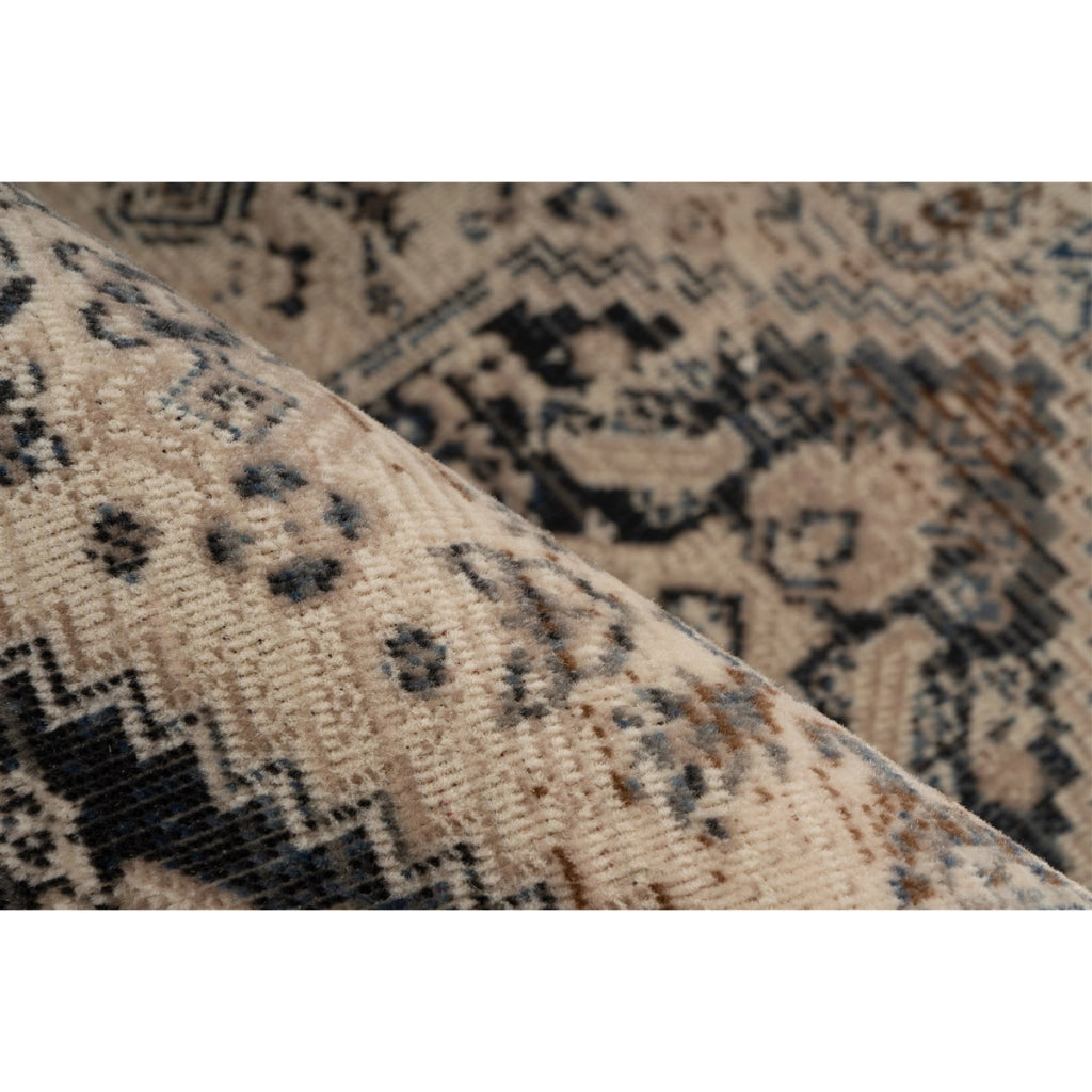 Tappeto orientale Charu 400 Blu in polipropilene