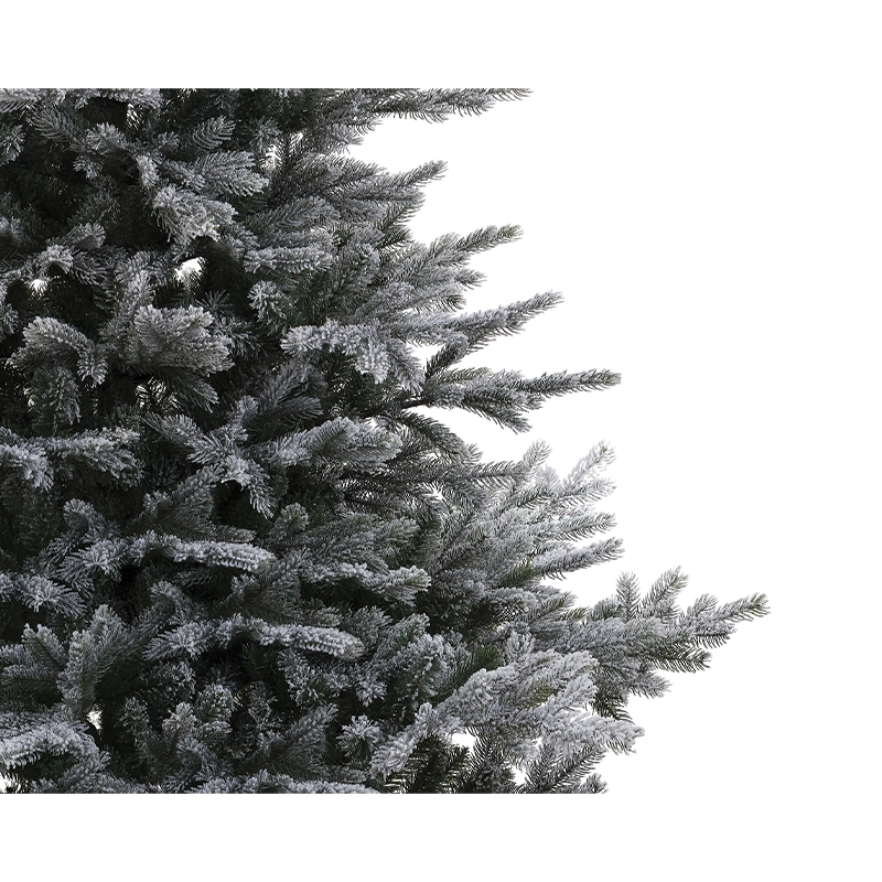 Albero di natale Grandis innevato H180 x 132 cm