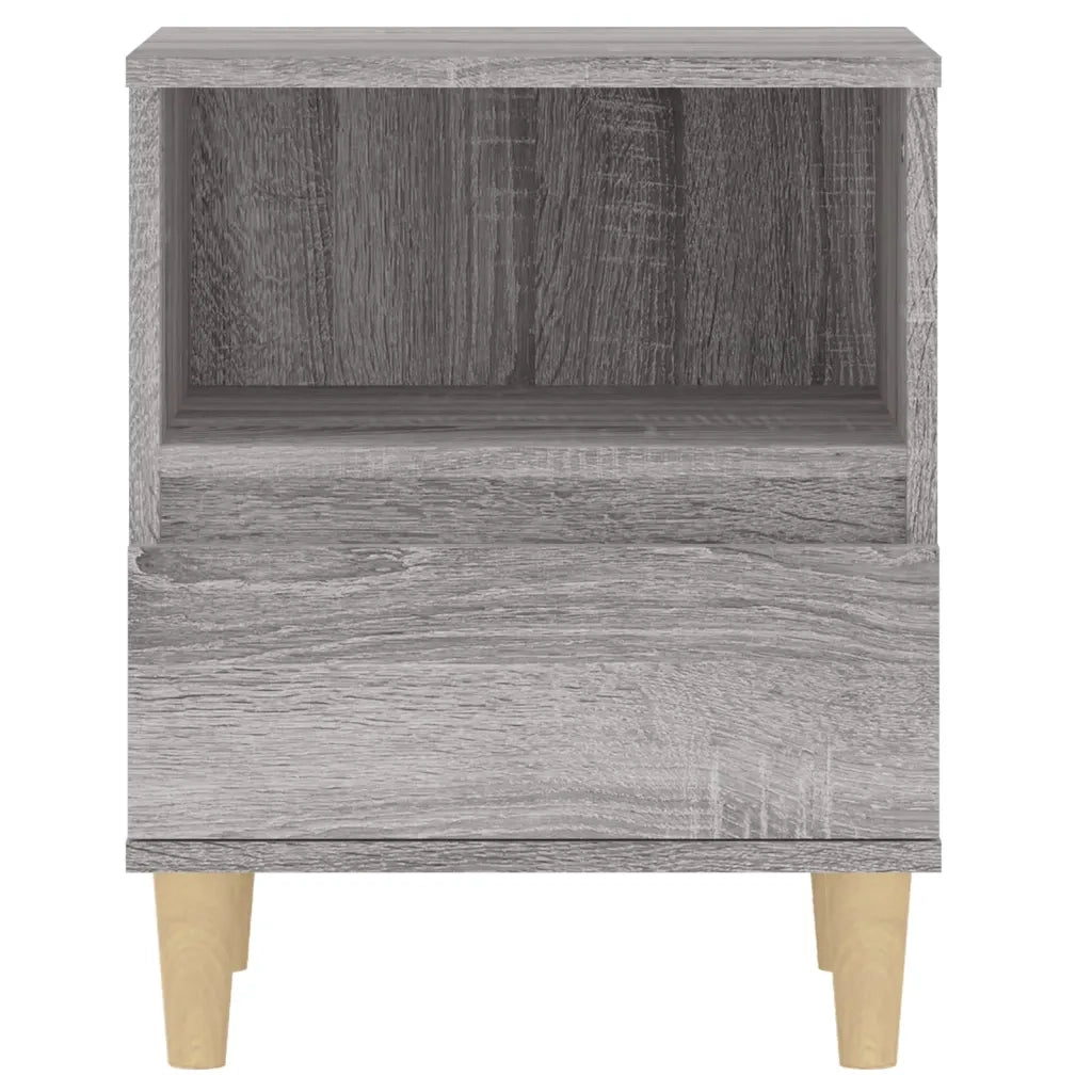 Comodino Grigio Sonoma 40x35x50 cm cod mxl 29986