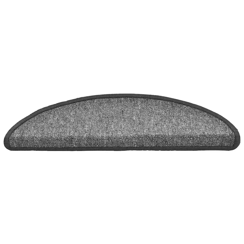 Tappetini per scale 20 pz 56x17x3 cm Grigio scuro Semicircolari 3365782