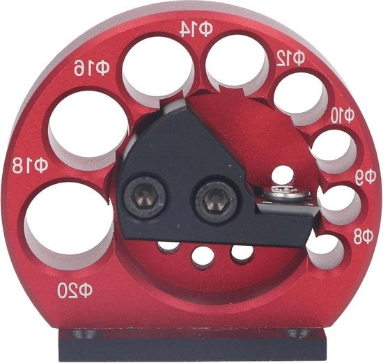 Deuvelmaker elettrico per diametri 8-20 mm - Set di punte in lega dura - Tavola per taglio dei deuvel - Taglio dei deuvel - Ronde barra - Accessori per la lavorazione