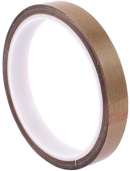 Nastro di Adesione PTFE a Alta Temperatura 13mm di Larghezza 10M di Lunghezza 0.13mm di Spessore