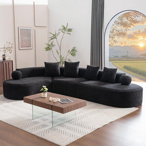 Divano a L senza struttura - Xylo - 327 cm - Comodo e soffice