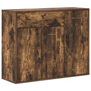 Credenza | Madia | Buffet da pranzo | Armadio da pranzo Rovere Fumo 88x30x70 cm in Legno Ingegnerizzato