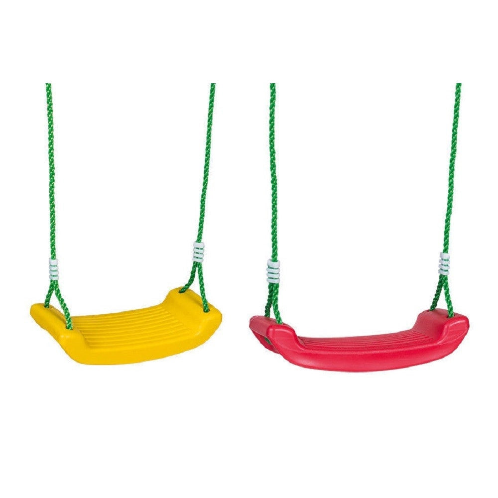 Trade Shop - Seduta Per Altalena 43x17x9 Cm Con Corda Gioco Bambini Giardino Esterno 3177274 -