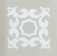 Credenza legno 2 porte 6 cassetti legno shabby tortora profilo bianco 213x55x123 (1234) - Mobili 2G