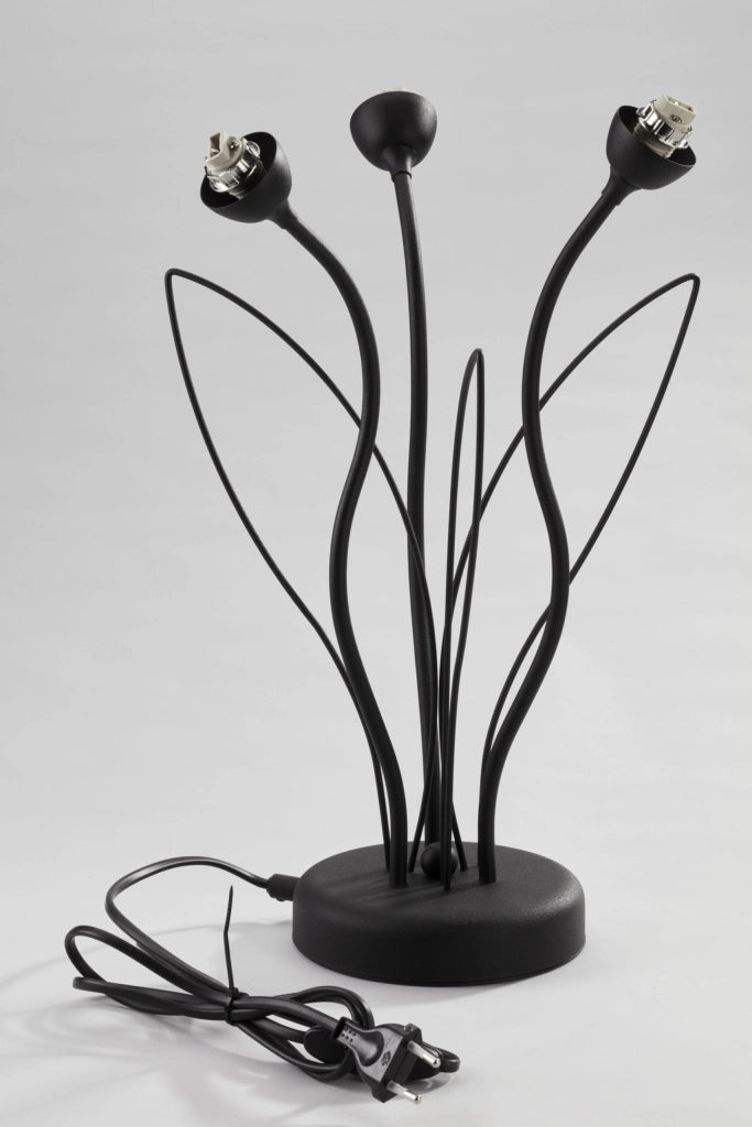 Lampada da tavolo GLORIOSA nera opaca 3xG9 14W Jupiter