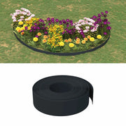 Bordatura per giardino 25 m 15 cm PE Nero 42036849