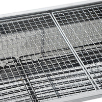 Barbecue a Carbone Carbonella Portatile e Pieghevole in Acciaio Inox