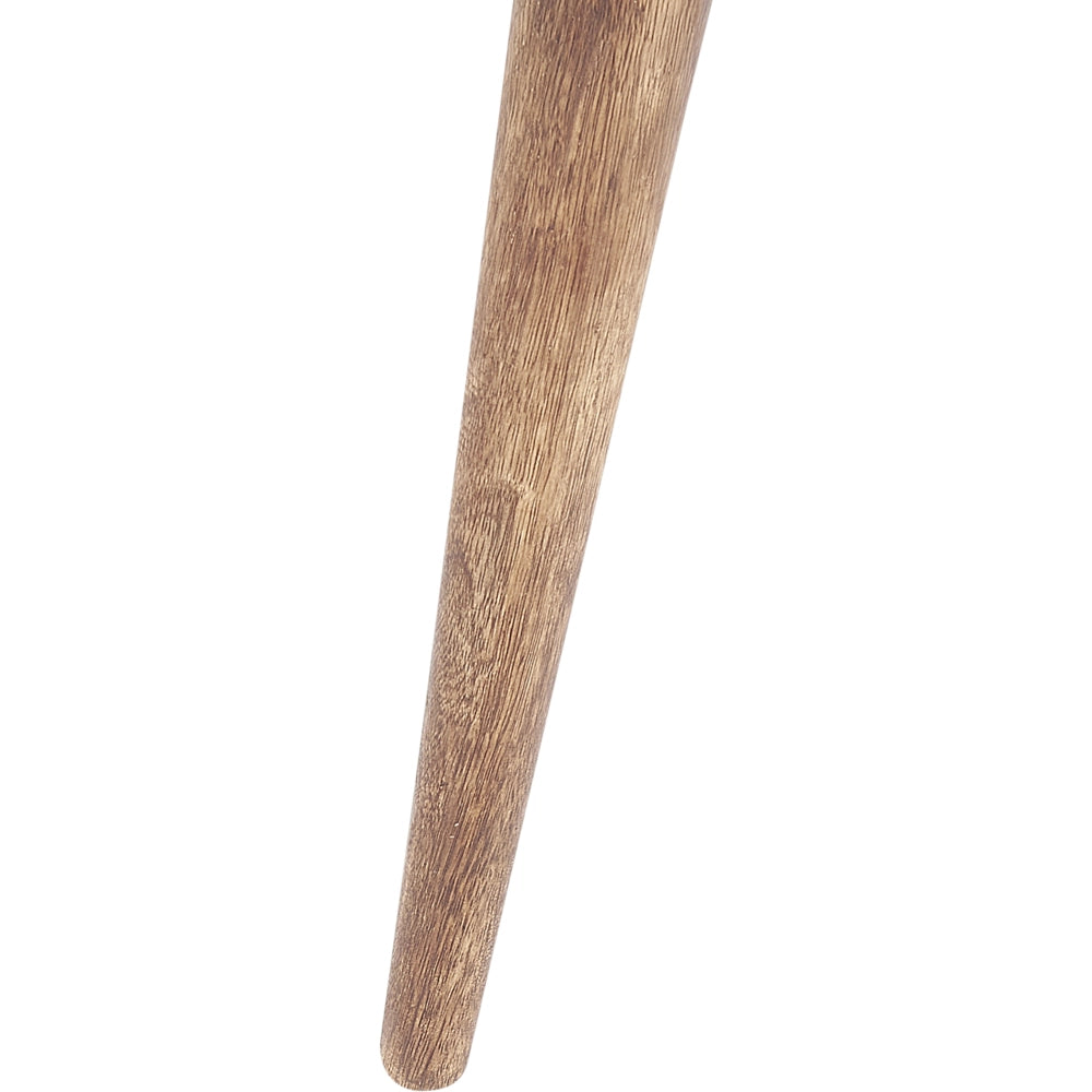 Set di 2 tavolini in legno di mango scuro Tavolino decorativo per il caffè Piccolo arredamento per il soggiorno Design orientale