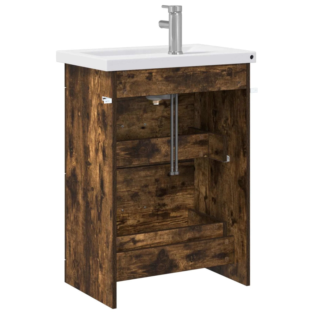 Set di mobili per il bagno Rovere Fumo 61 x 40 x 84,5 cm 3404370