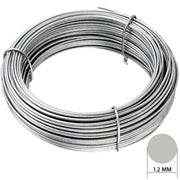 1rotolo filo per legature zincato ø 1,5 mm da 25 mt grigio per rete e recinzioni cod:ferx.mi.143.s