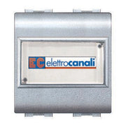 Pulsante life con portanome 16A grigio