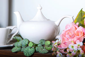 Teiera in Ceramica con Coperchio e Manico H 17 cm