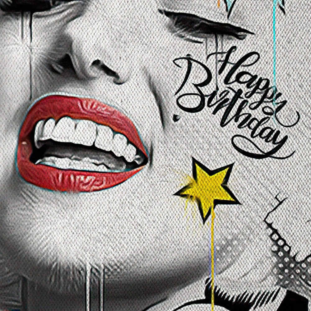 MaryPop -  Quadro Canvas Contemporaneo su telaio in legno Misura: 100x140 cm