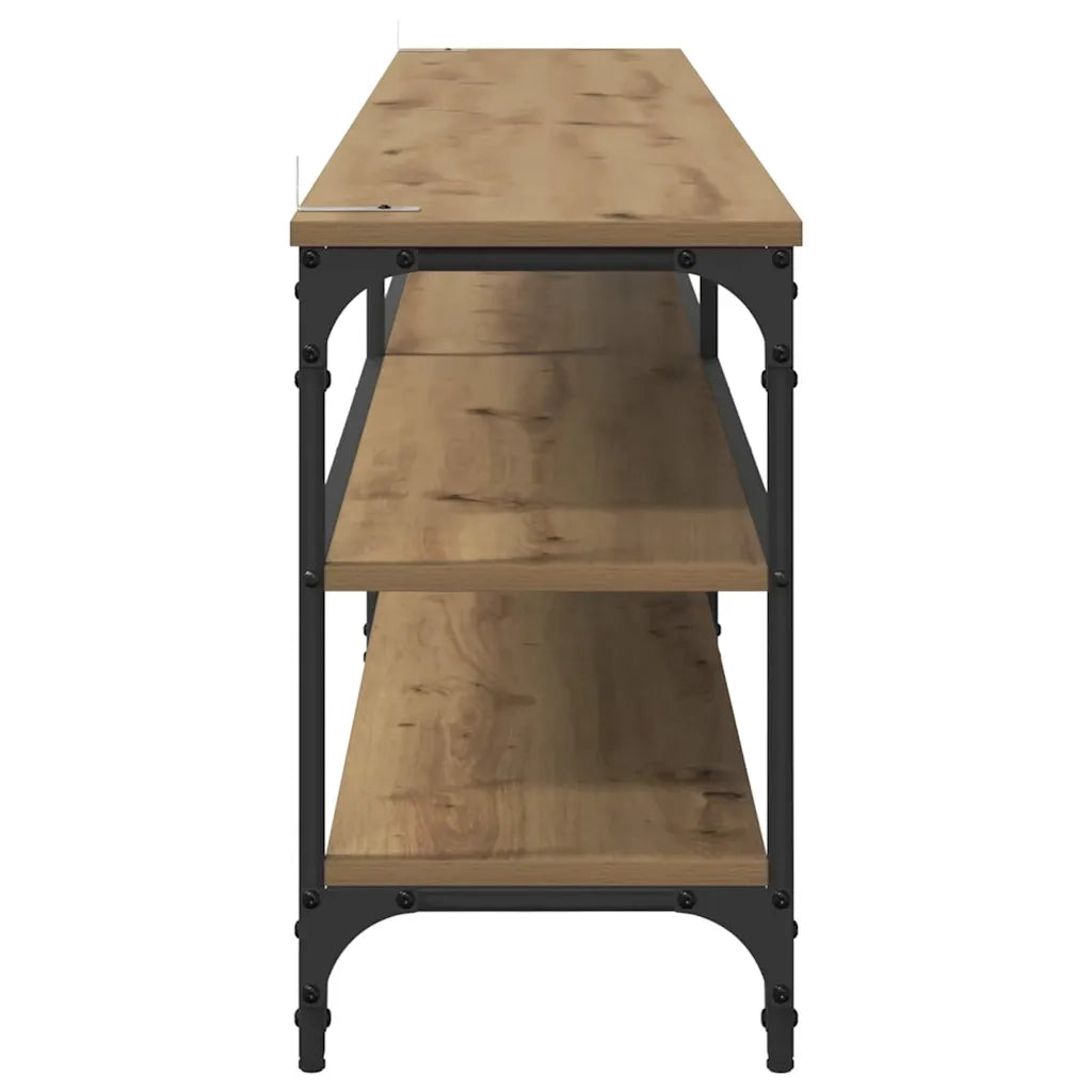 Mobile TV-Credenza per TV-Console TV Rovere artigianale 200 x 30 x 50 cm