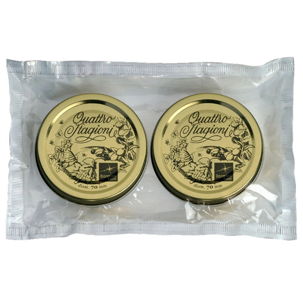 6 COPERCHI 86 MM PER BARATTOLI QUATTRO STAGIONI BORMIOLI CAPSULE DIAMETRO