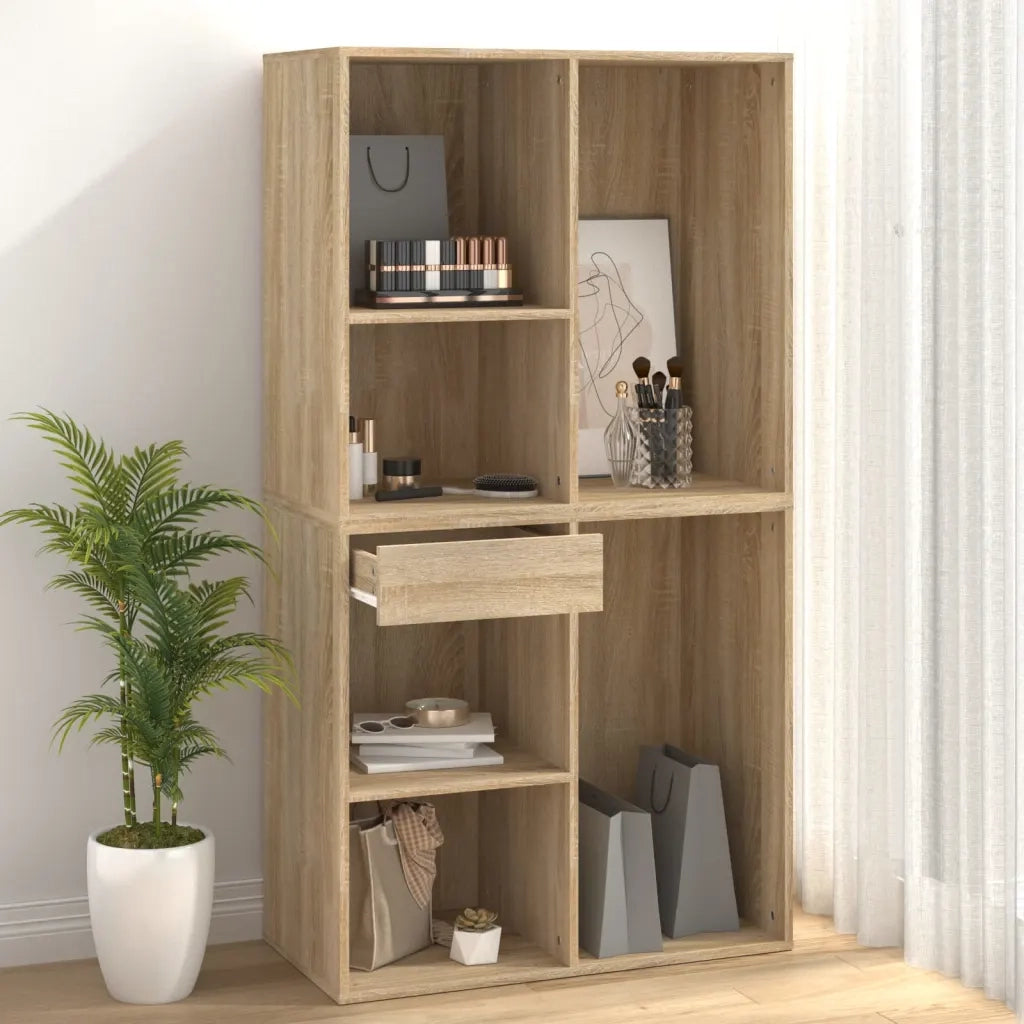 Armadietto Cosmetici Rovere Sonoma 80x40x75cm Legno Multistrato 808840