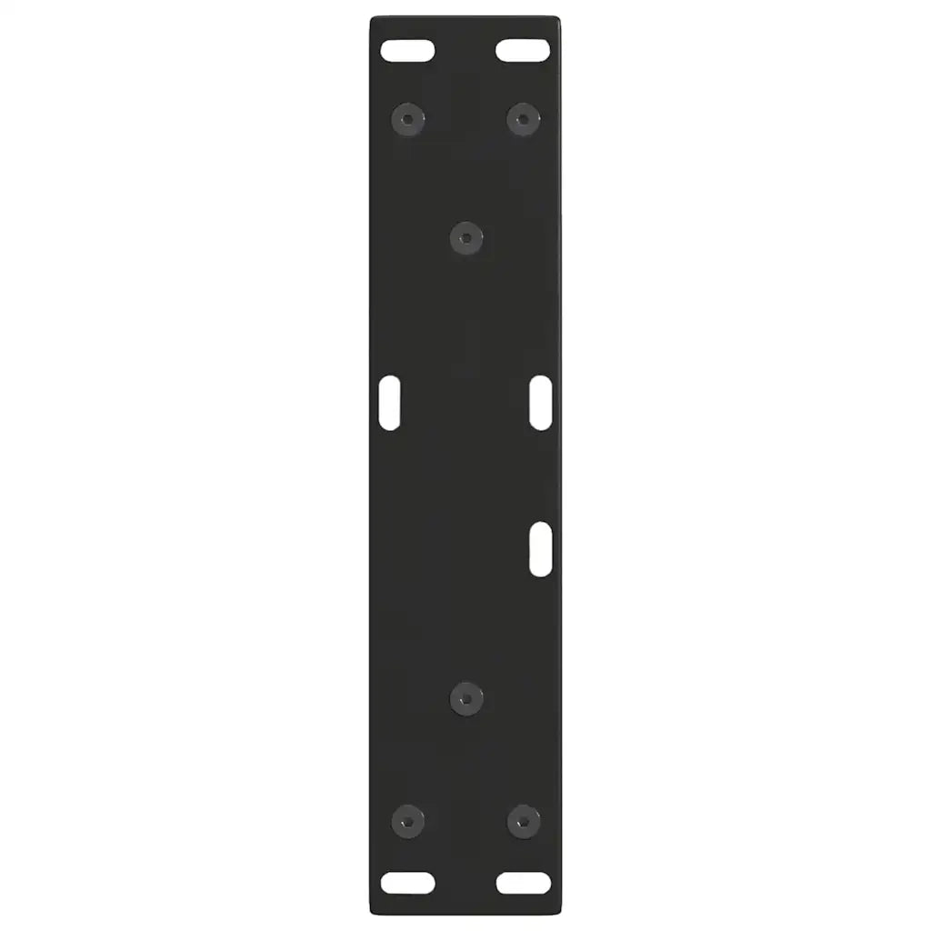 Gambe per Tavolino da Caff¨¨ a Forma di V 2 pz-Set di 2 Gamba per Tavolo Nere 28x(42-43,3) cm Acciaio 615932