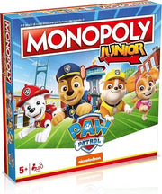 Monopoly Junior Paw Patrol, Gioco da tavolo, Winning Moves,Eta 5+