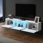 Mobile TV a murale - Xylo - 180x35x30cm LED 3 porte per 75"