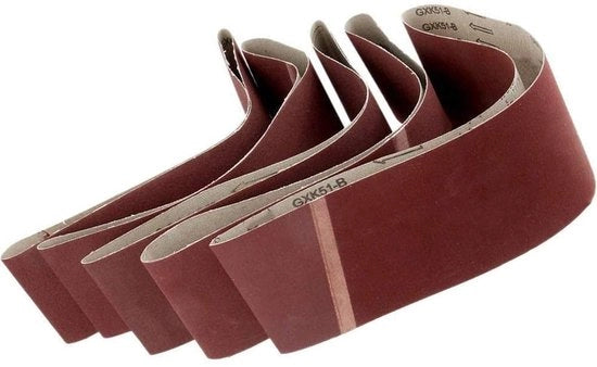 Cinture di abrasione 50mm x 686mm - 5 Pack - 240 Grit - Adatto per macchine abrasive - Duraturo - Per legno/Aluminium/Metallo - Cintura abrasiva