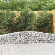 Cesti Gabbioni ad Arco 10 pz 400x30x40/60 cm Ferro Zincatocod mxl 76032