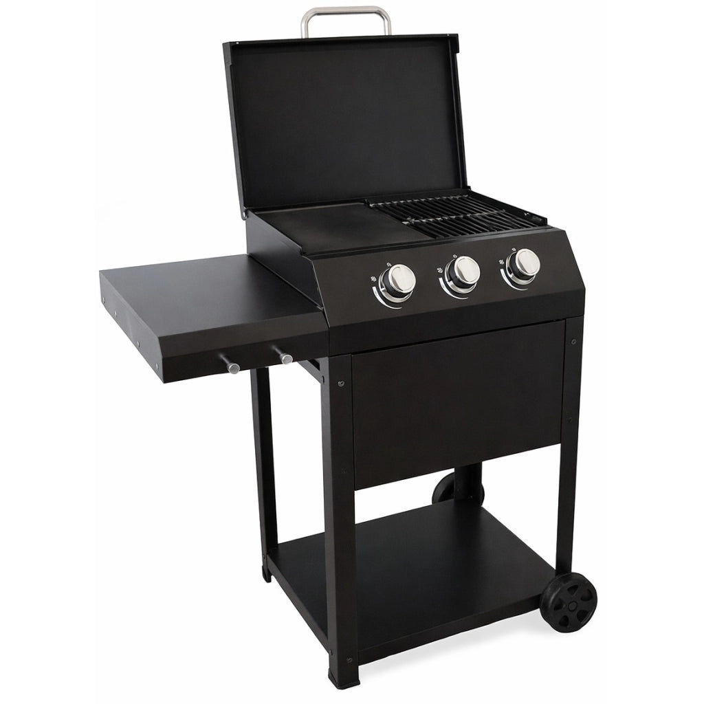 BARBECUE A GAS MIRAMAR 8,5KW 100X58XH96CM 3 FUOCHI