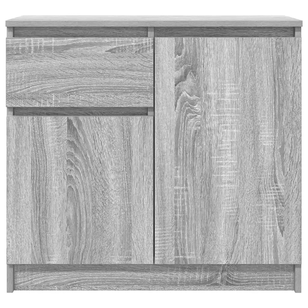 Credenza con Cassetto Grigio Sonoma 71x35x65 cm in Truciolato