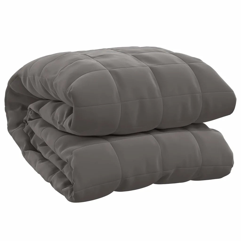 Coperta Ponderata Grigia 220x235 cm 11 kg Tessuto 350782