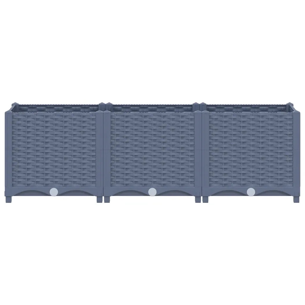 Fioriera Rialzata 120x40x38 cm in Polipropilene 310403