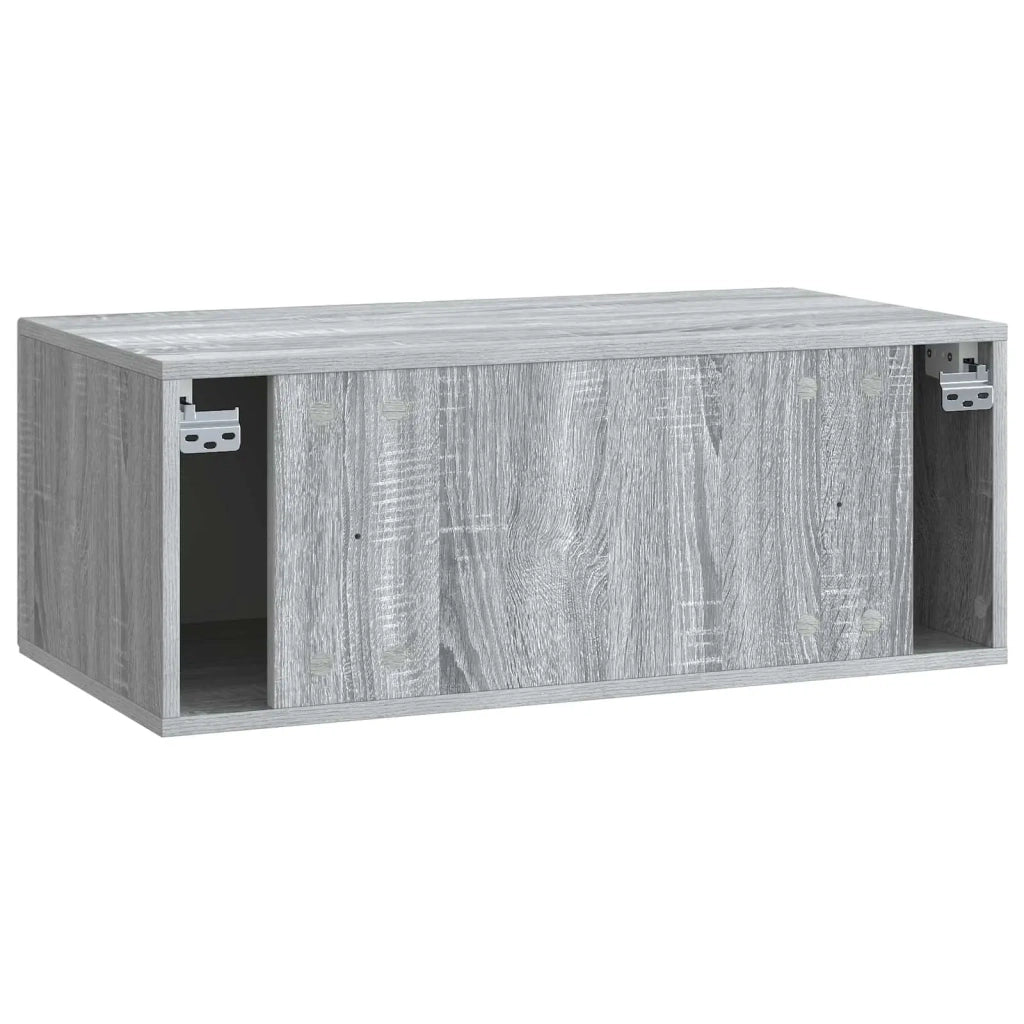 Mobile Porta TV da Muro Grigio Sonoma 78,5 x 41 x 30 cm