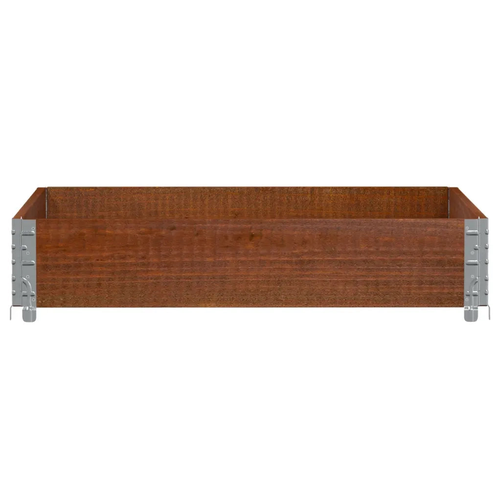 Fioriera da Giardino Marrone 100x100 cm Legno Massello di Pino 3295398