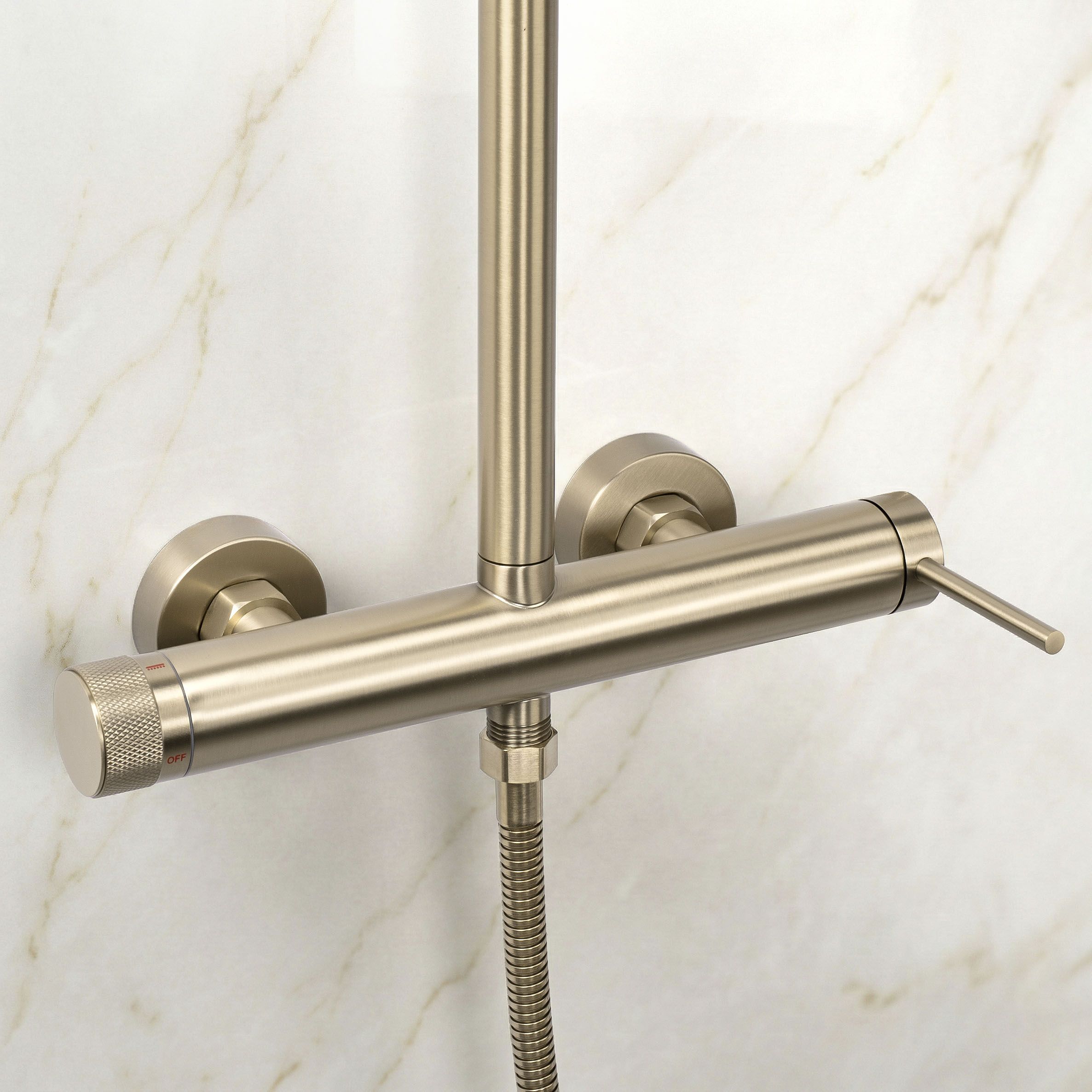 Set Doccia Rea Foss Clif Brush Gold