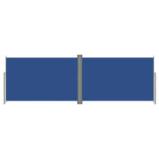 Tenda da sole laterale retrattile/schermo privacy per patio giardino terrazza balcone schermo blu 220 x 600 cm 02_0007151
