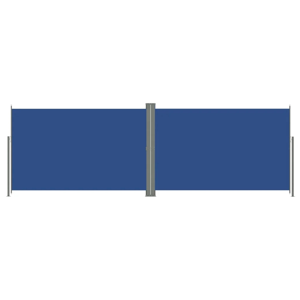 Tenda da sole laterale retrattile/schermo privacy per patio giardino terrazza balcone schermo blu 220 x 600 cm 02_0007151