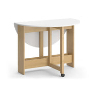 Vicco Tavolo da pranzo Quercia dorata/bianco 100 x 100 cm Pieghevole
