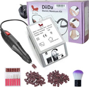 Verricciatore elettrico 20.000 tpm - Kit manicure a borboletta - Rimossoresse acrilici - Kit pedicure classico