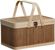 Carrello da picnic in bambù - 30 x 20 x 16 cm